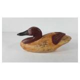 Wooden decoy duck, 14"
