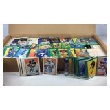 Large box of sports cards