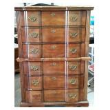 Chest on chest, 6 drawers, 19 x 38 x 55, drawer