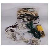 Extension Cords, different colors & sizes, not