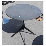 Marble Top Table, screw type adjustable height