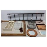 Wall and home decor, wood inlay picture,