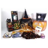 Halloween decor lot, lights, not tested, yard