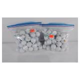 Golf Balls, used, eight dozen Top Flite and