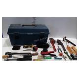 Hamilton toolbox and contents, includes Ridgid