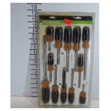 12 piece Pittsburgh cushion grip screwdriver set