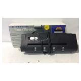 Office basics paper shredder works