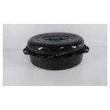 Enameled ware Roasting Pan with Lid