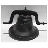 Cast iron bell, marked Mexico