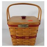 Longaberger basket, Christmas collection, 1995