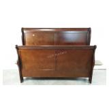 Queen size head and footboard with side rails and