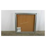 Ghent corkboard display cabinet, ready to hang,