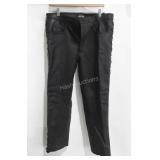 Leather motorcycle pants, size 38