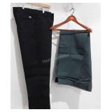 Two pairs of Dickies pants, size 42 x 32, one