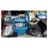 Skid lot: includes bag of clothing, Keurig, solar