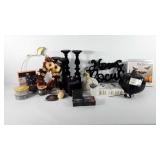 Halloween decor, includes bat silhouettes, Hocus