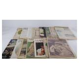 Group of old Magazines and news papers, most of
