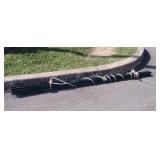 8-Steel Fence Posts, 7ft, "U" Clip types, appear