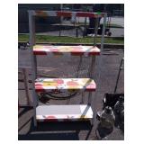 Early metal Kitchen pantry Storage shelf with