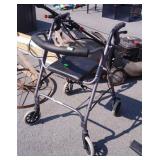 Handicap Walker Seat Combination walker