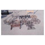 7pc Iron Home Furnishings decor.