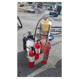 6 Various Fire Extinguishers