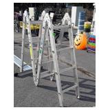 Werner Multi Folding position Ladder, aluminum