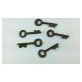 Five skeleton keys