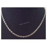 Silver Choker Style Necklace, 11.9 grams Sterling