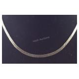 Sterling Silver Necklace , 17.3 grams Sterling