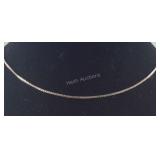 Long Sterling Silver Necklace , 7.8 grams