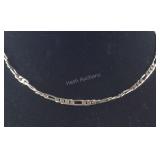 Sterling Silver Necklace Heavier , 13 grams