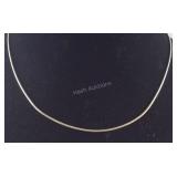 Shorter Length Sterling Silver Necklace ( Choker)