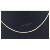 30" Sterling Silver Necklace , 6.5 grams Sterling