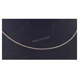 24" Length Sterling Silver Necklace, 5.4 grams