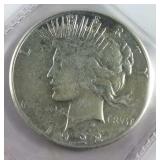 1922 Peace Dollar