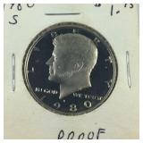 1980-S John F. Kennedy Half Dollar Proof