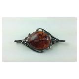 Very Large Amber Pendant Vintage, 10.9 grams
