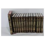 set of 14 books in both Hebrew and English,