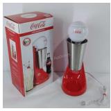 Coca-Cola electric drink mixer, powers up