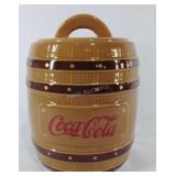 Coca-Cola cookie jar, 9.5" high