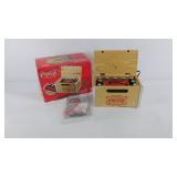Coca-Cola collectable radio, original box and