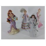 Four Lenox porcelain figurines