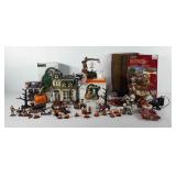 Halloween village decor, includes Department 56