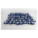 48 jewelry gift boxes, most with ribbons, various