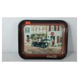 Advertising Coca-Cola metal tray 13x11