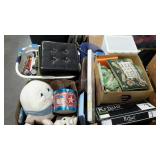 Skid lot includes stuffed animals, faucet,