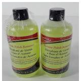 Two bottles of Acetone Polish remover, 8 fl oz