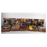 Large group of Life magazines, dates range from