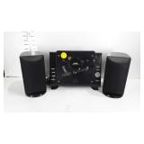 Coby micro CD stereo system with speakers, model
